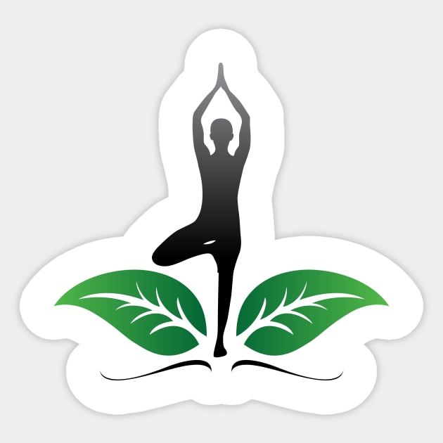 yoga Sticker by creationsbysana